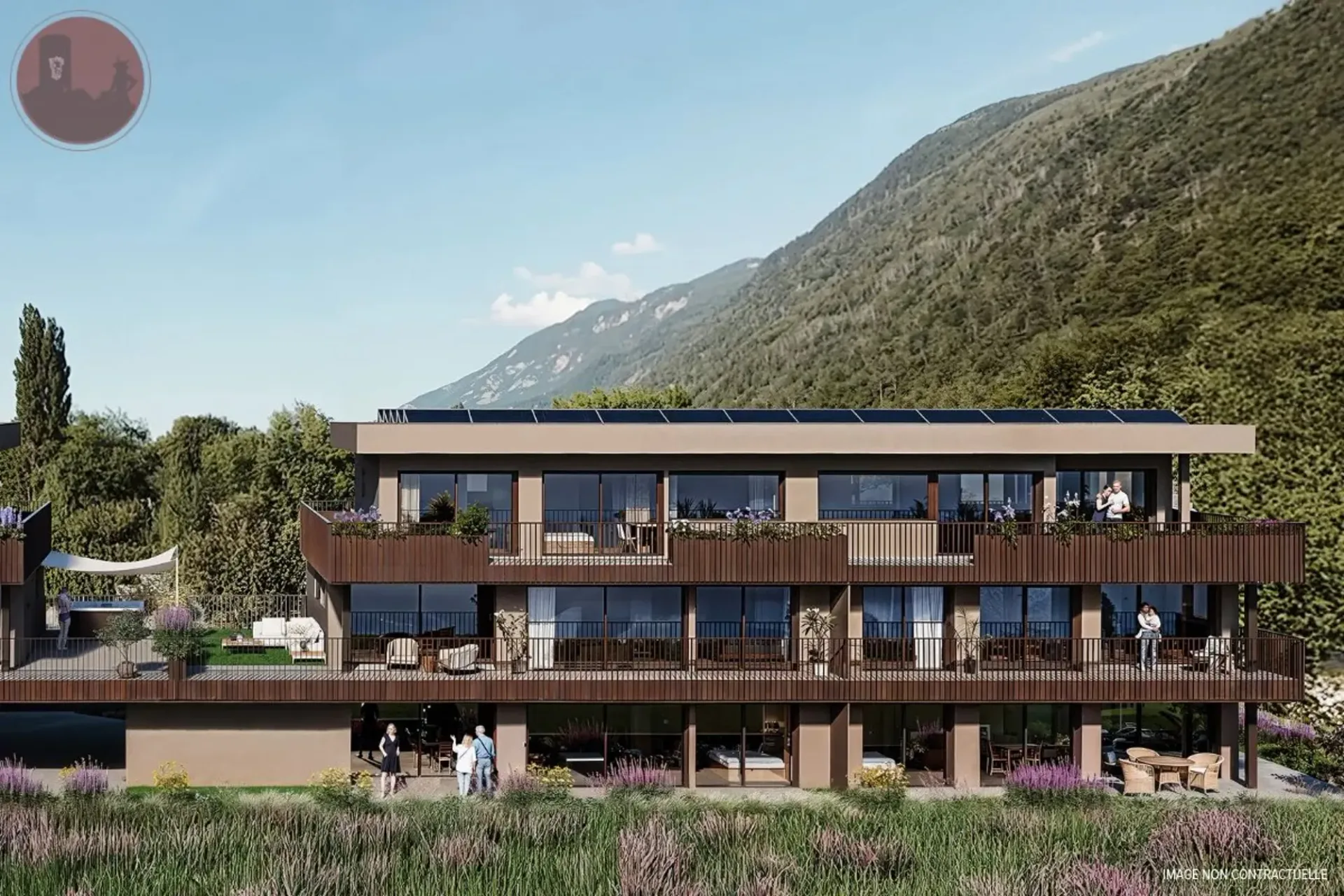 Martigny | Geräumiges Attikapartment mit 4,5 Zimmern und großer Terrasse