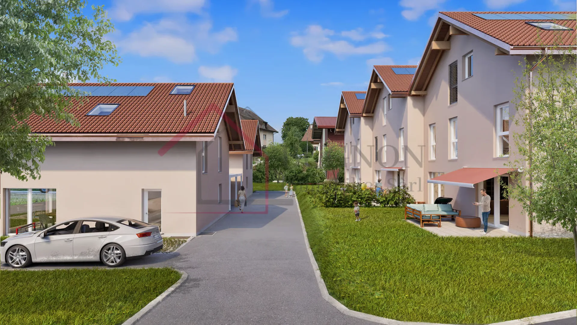 Die Villen von Grand Pré - Reihenhaus mit 4.5 Zimmern - Grundstück C1