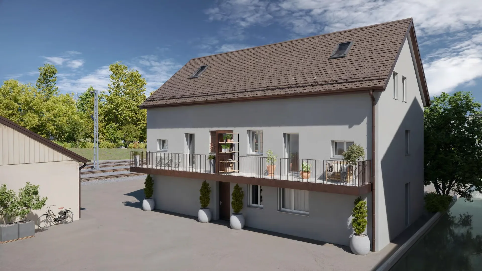 Selten auf dem Markt: 2.5-Zimmer-Neubau nur zwei Schritte vom Bahnhof entfernt!