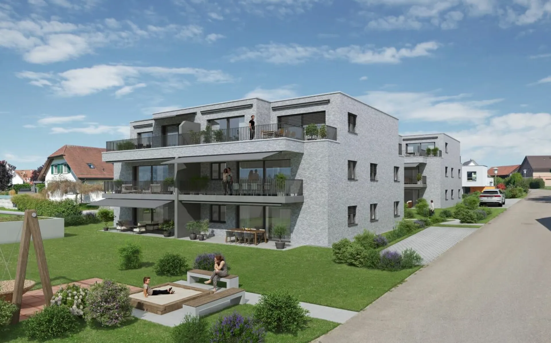 Démarrage de la construction ! Paix, soleil et vue panoramique : habitation neuve confortable «i de Breiti»