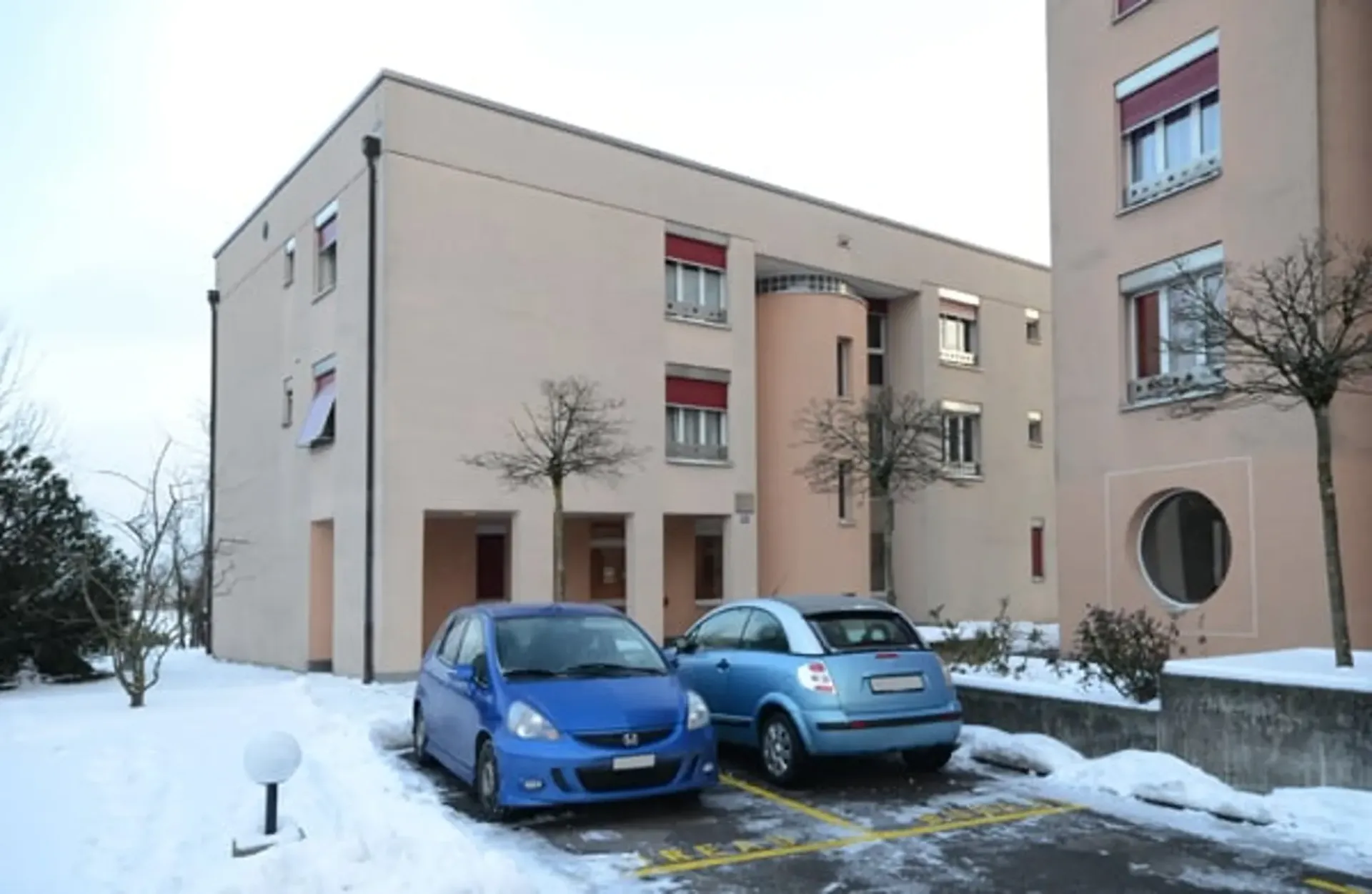 Innenparkplatz für Motorrad