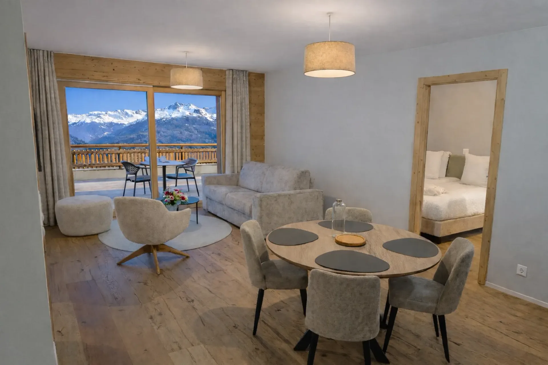 Prachtiges 3.5-Zimmer-Ski-in-/out-Appartement in einer Hotelresidenz