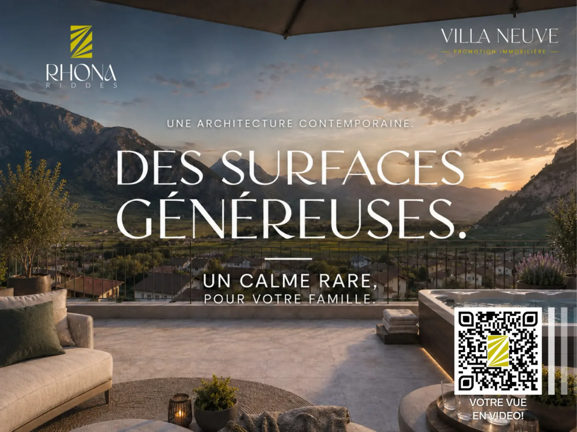 NUOVO - 95 m2 di Terrazze e ROOF-TOP per questa VILLA 5.5 locali di 344 m2 utili