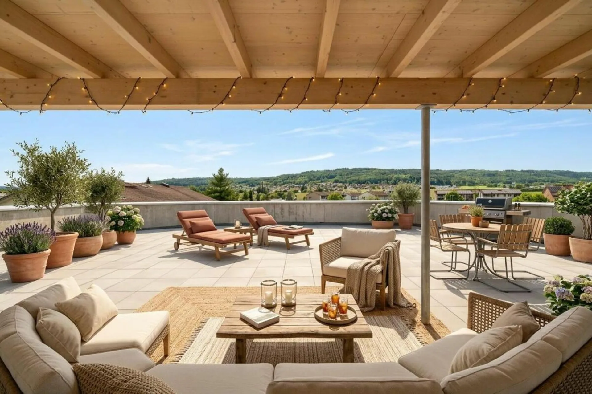 Appartamento attico esclusivo 4,5 locali con circa 163 m² di terrazza soleggiata - Prima occupazione in un edificio nuovo