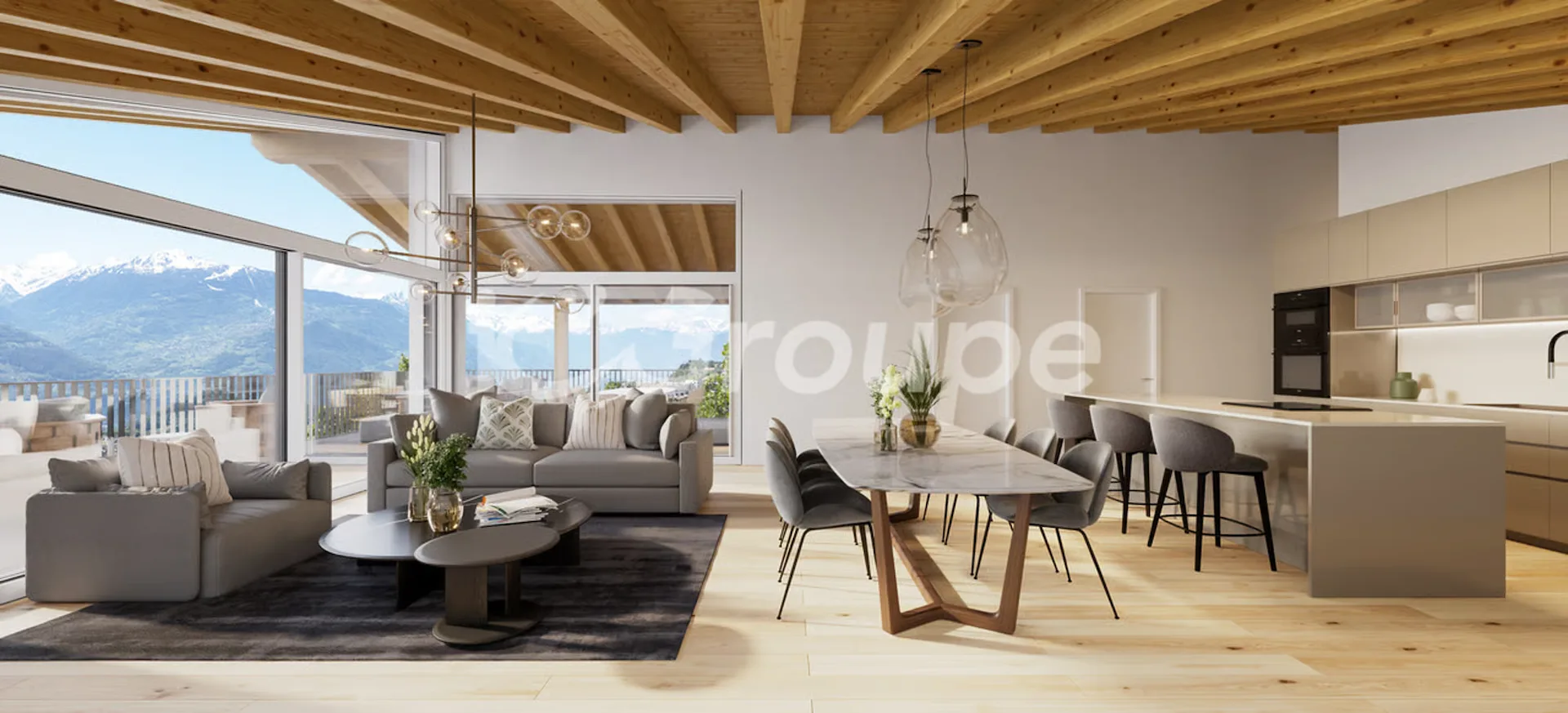 Appartements Premium mit 3,5 oder 4,5 Zimmern in Savièse