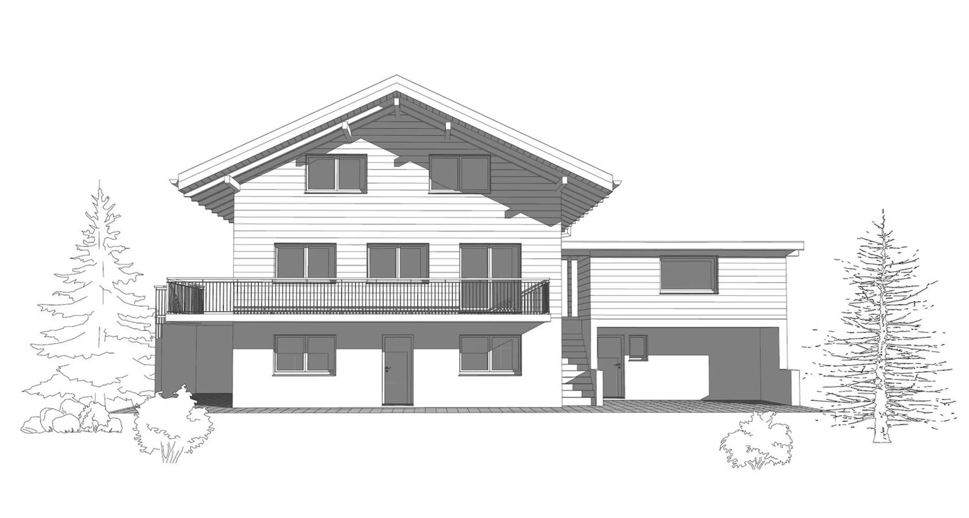 Duplex-Zweitwohnung "Eggetli", Neubau