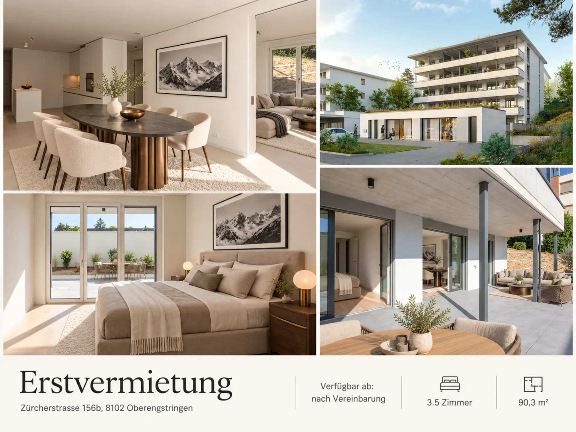 Rehpark – 3.5-Zimmer-Gartenwohnung mit grosszügigem privatem Sitzplatz