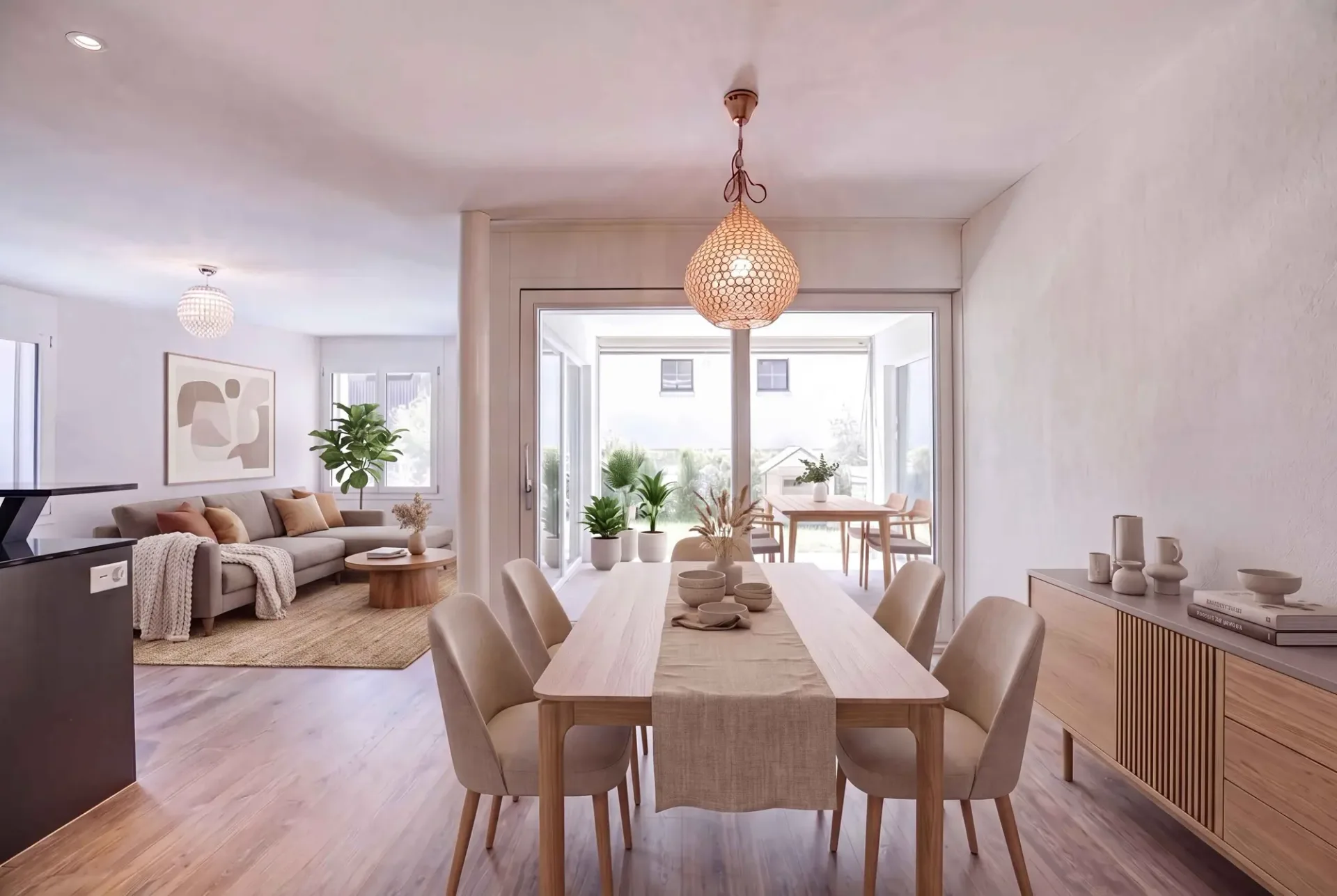 STYLISH 4.5-ROOM APARTMENT WITH A GARDEN AND TERRACE