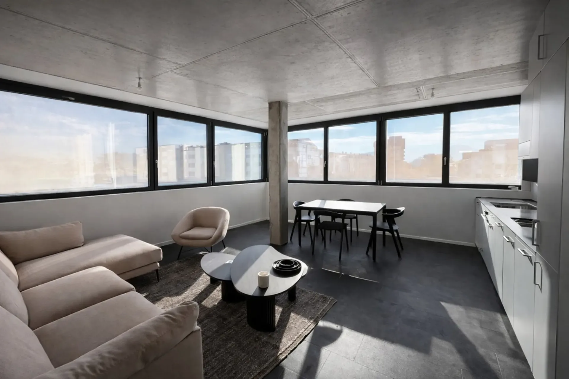 Appartement moderne de 3.5 pièces au 2ème étage
