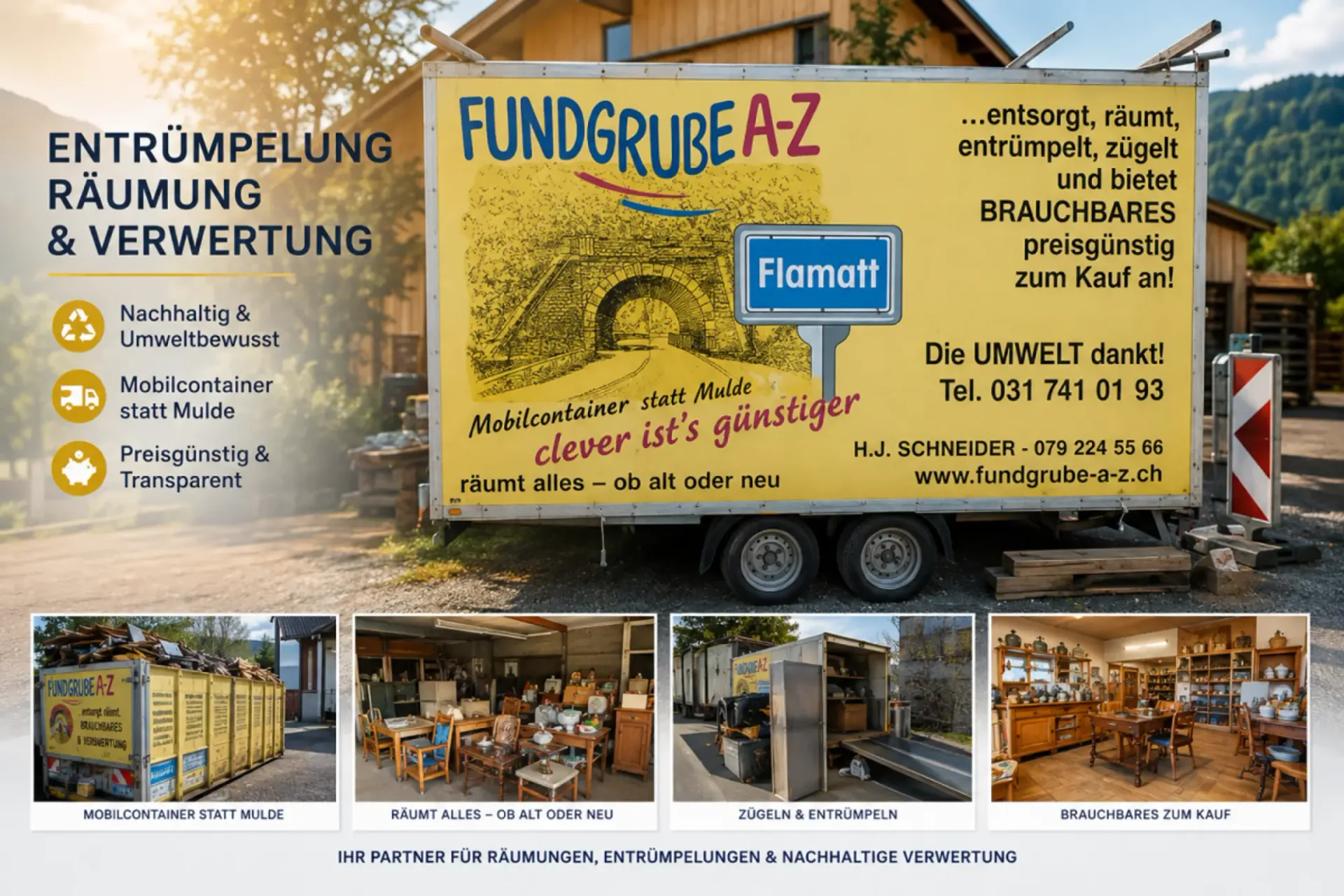 Gewerbeliegenschaft mit grossem Landanteil