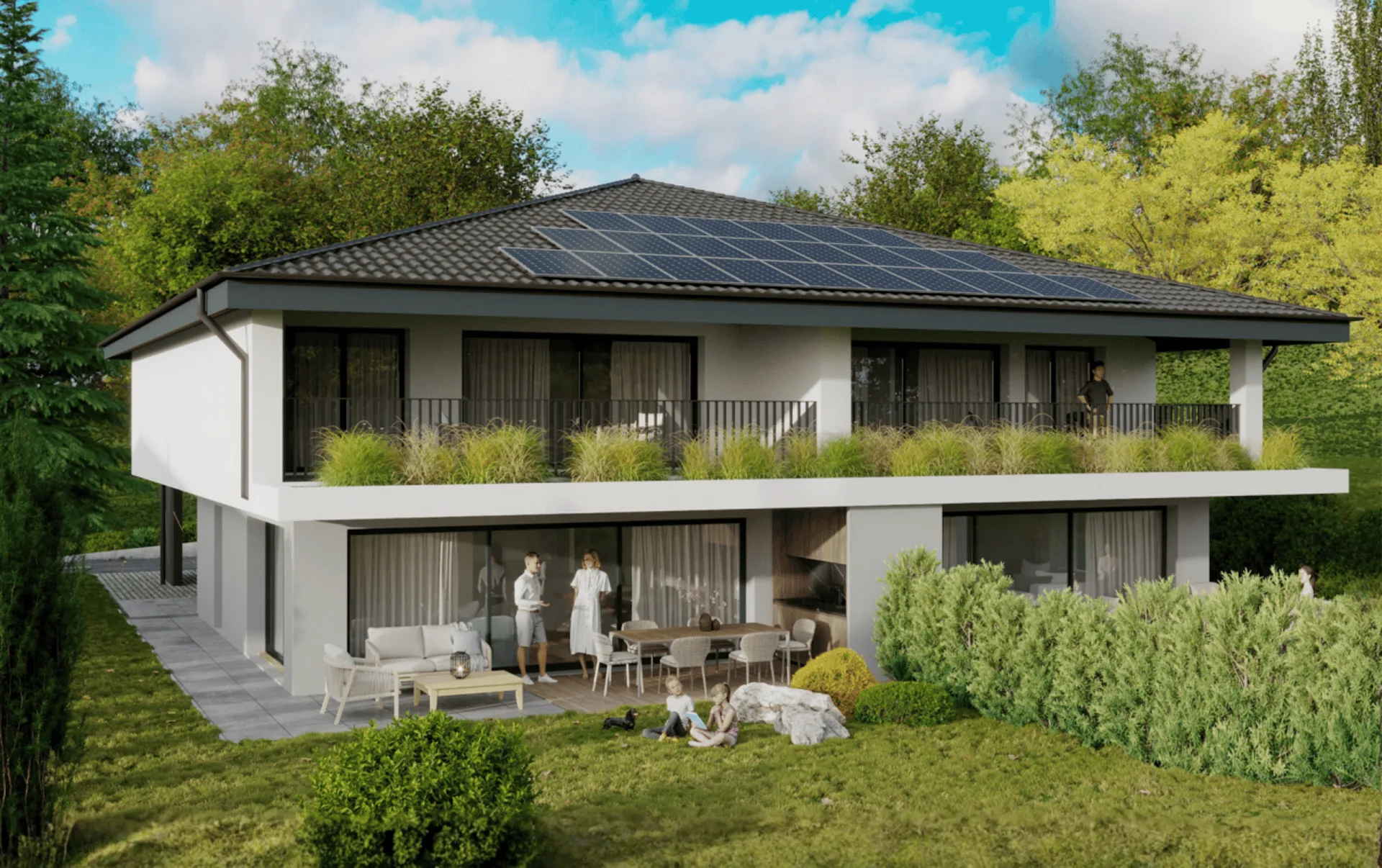 Neue Villen im Herzen der Gruyère (Corbières)