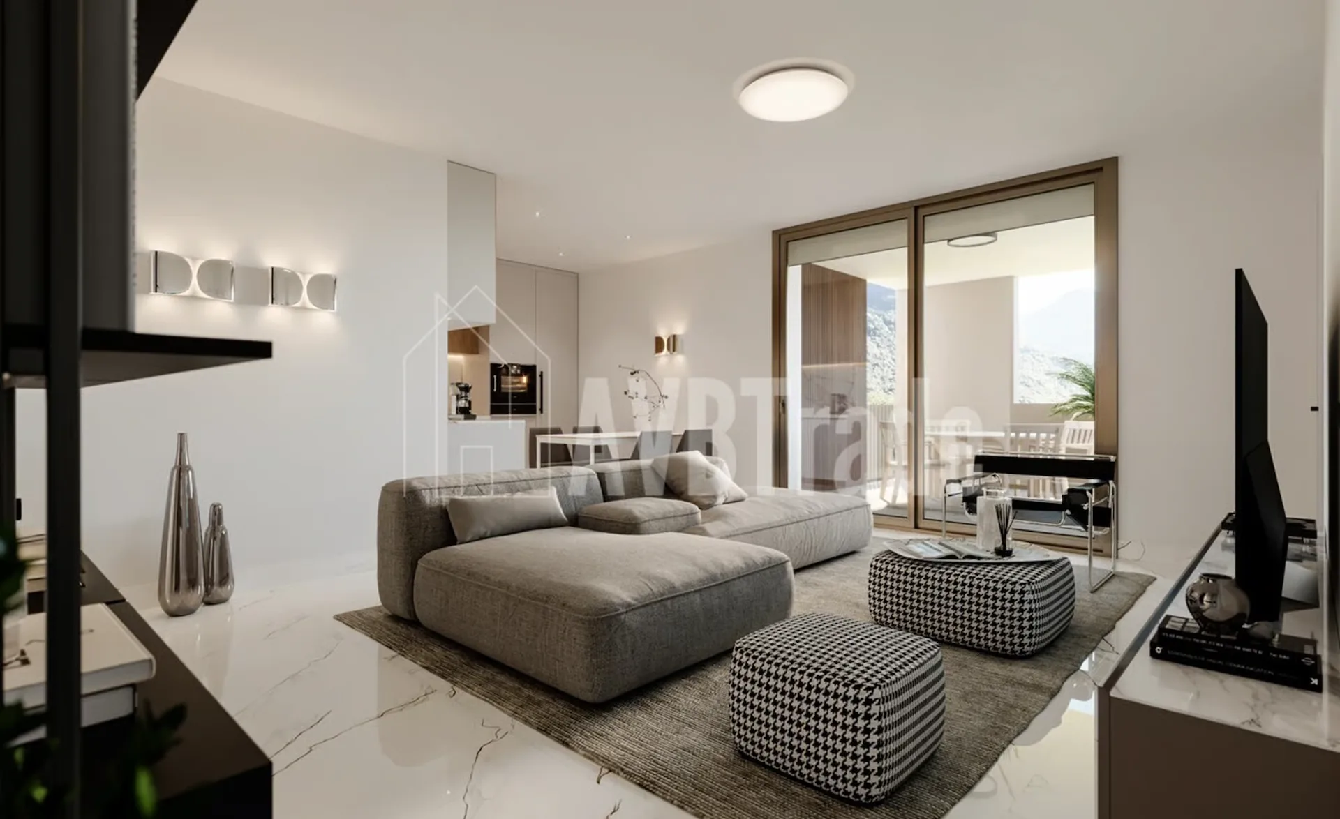 Moderne und helle 2.5-Zimmer-Wohnung mit großer Terrasse in Biasca