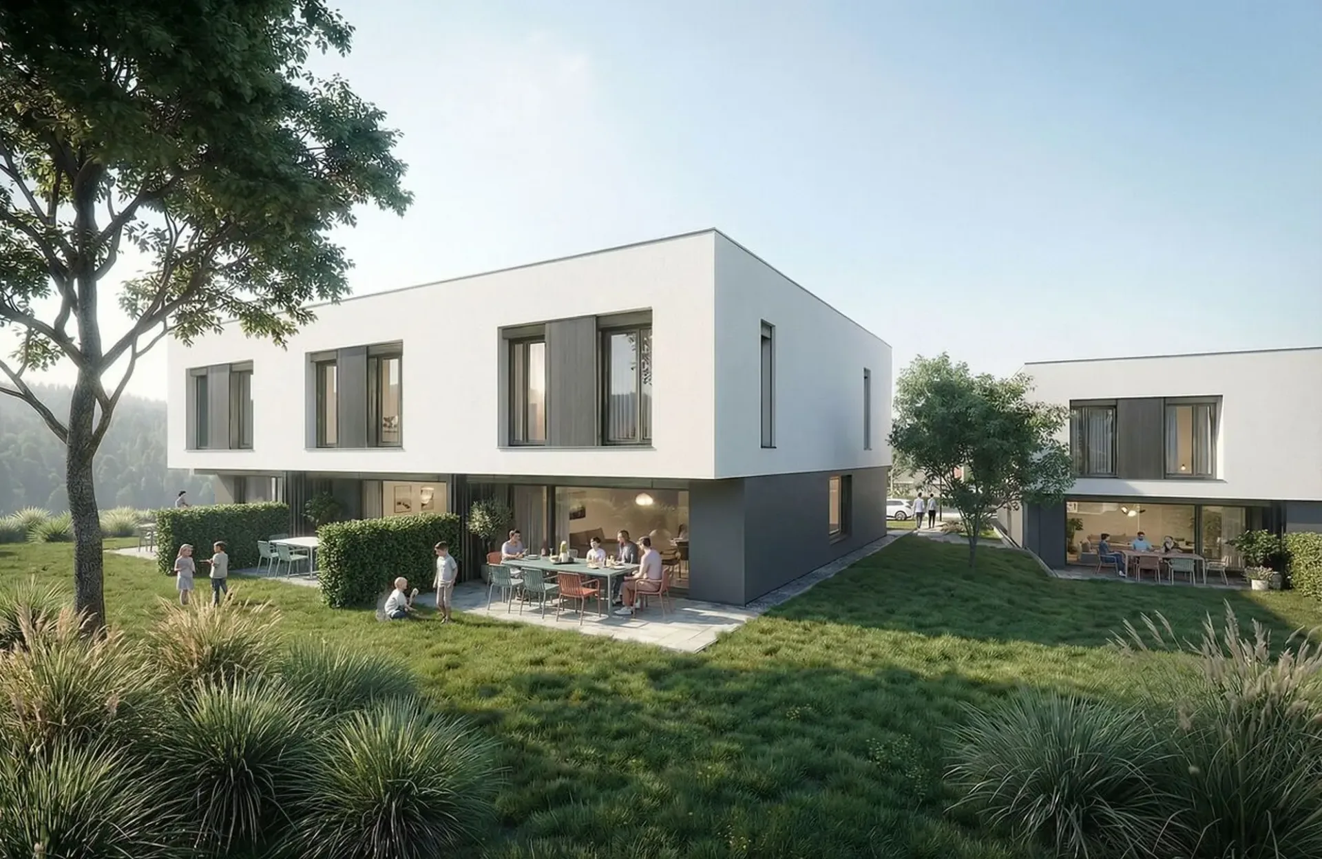Die Horizonte der Saane - Neue Villen in Treyvaux
