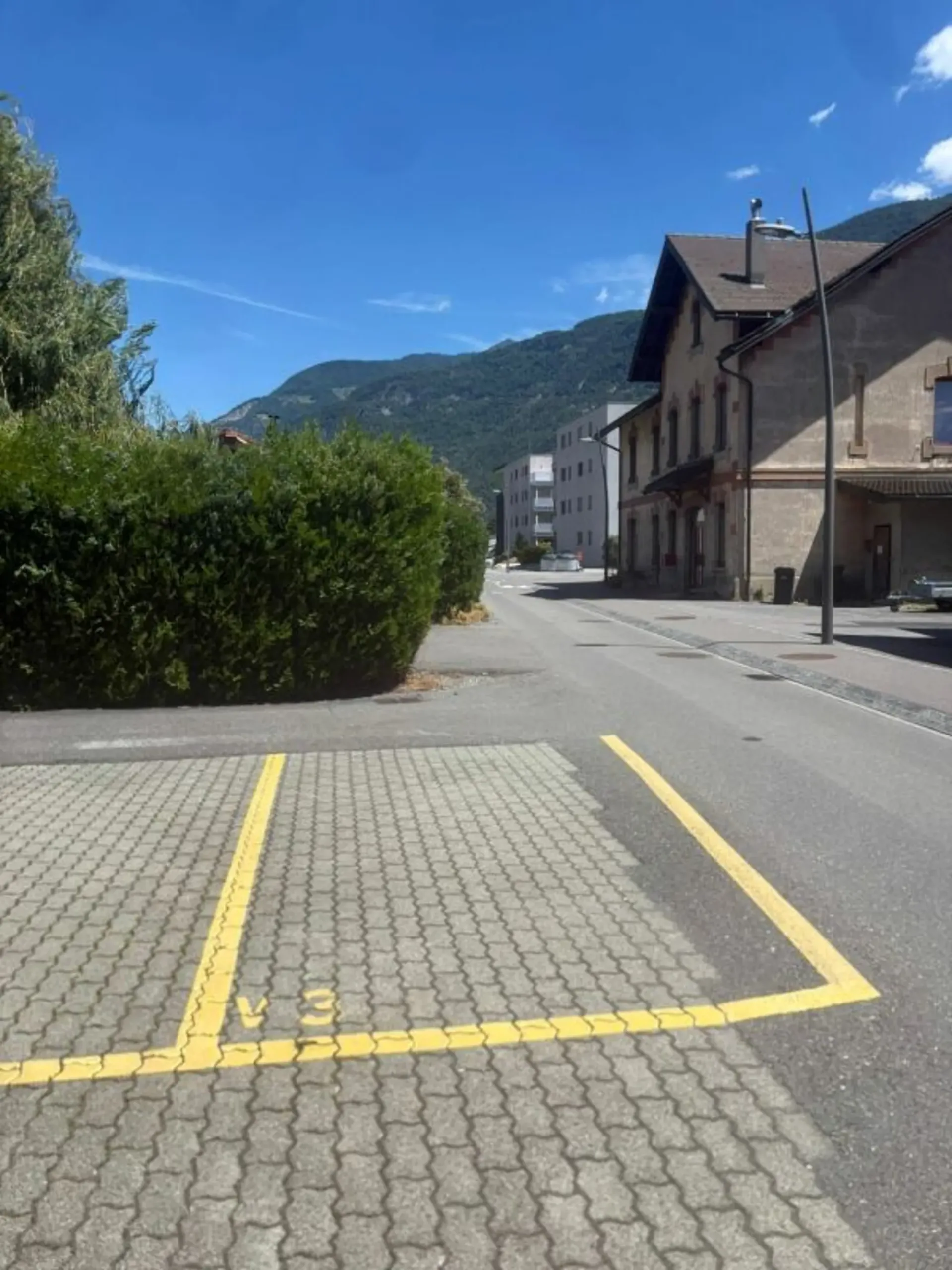 Außenparkplatz