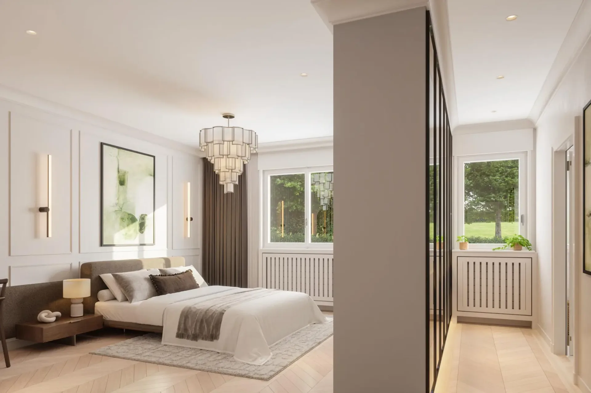 Suite Valéria - Außergewöhnliche 6-Zimmer-Wohnung mit Loggia, Veranda und großzügigen Räumen
