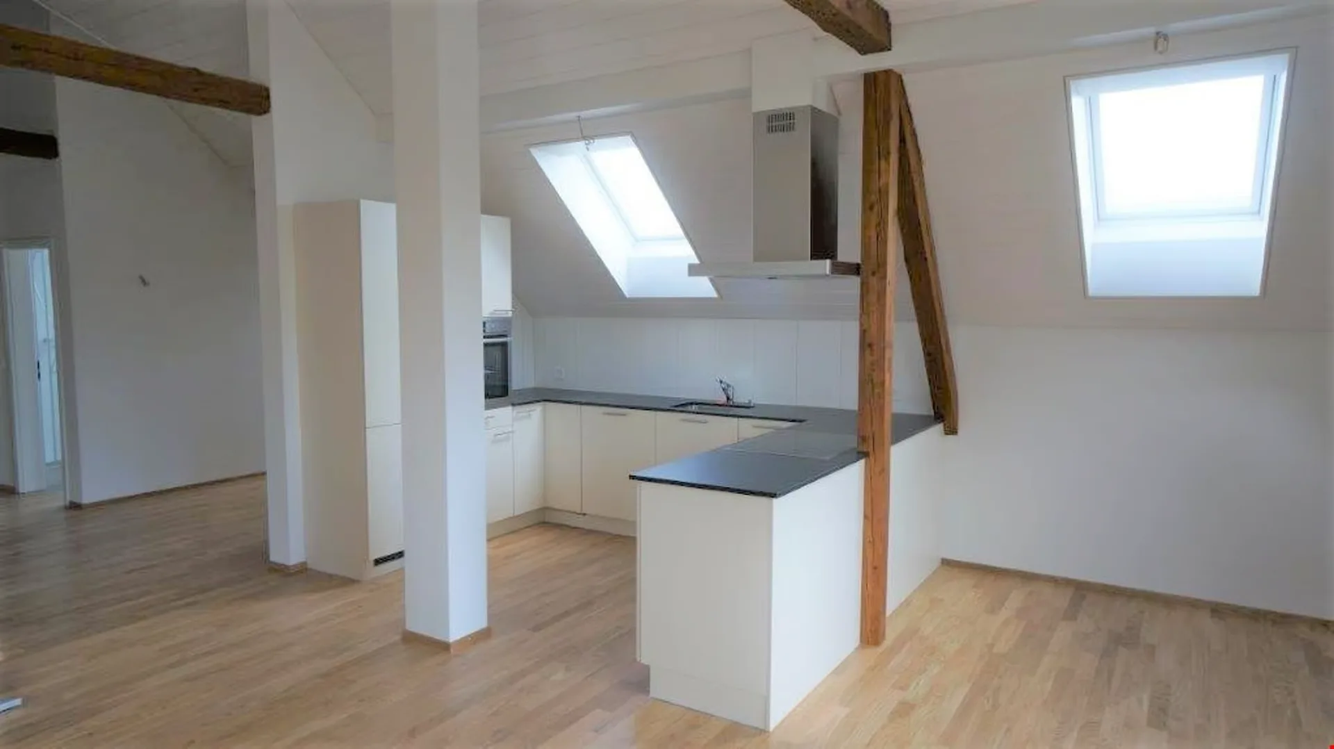 3.5 Room Attic Apartment 4th Floor with Balcony