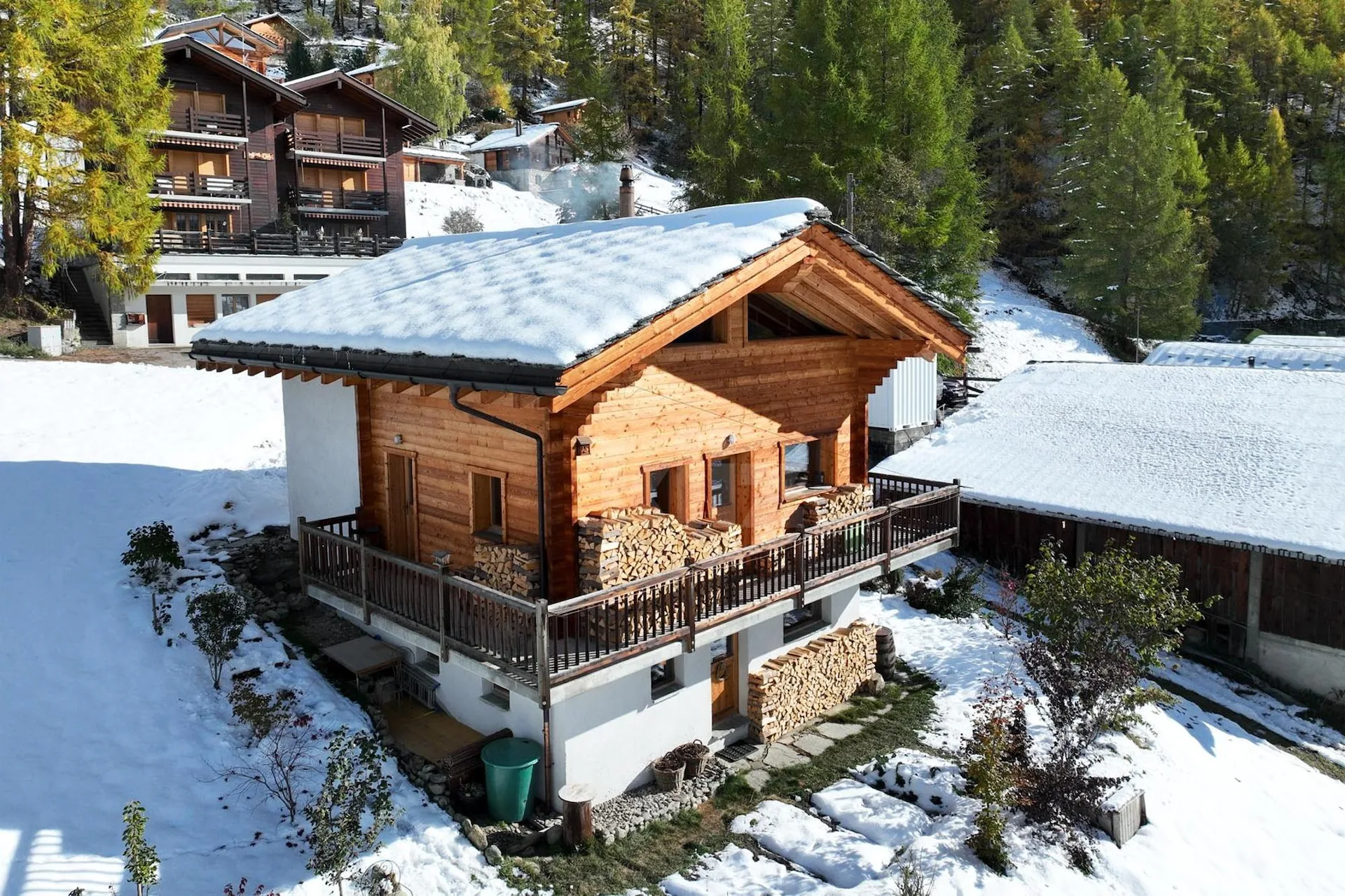 Prächtiges Chalet mit atemberaubendem Blick auf die Alpen