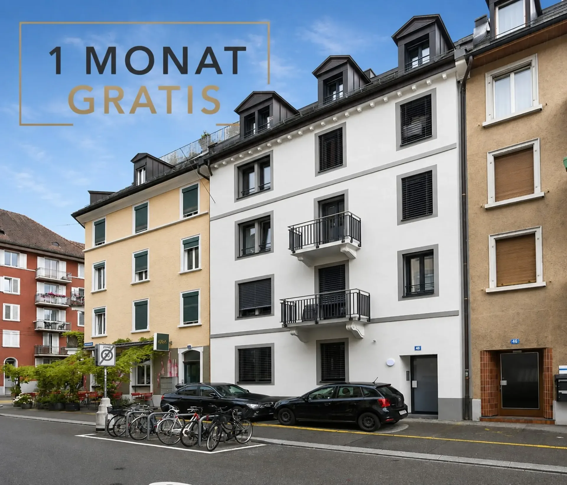 1 MONAT GRATIS JETZT PROFITIEREN! | Stilvoll wohnen in Zürich-Wiedikon