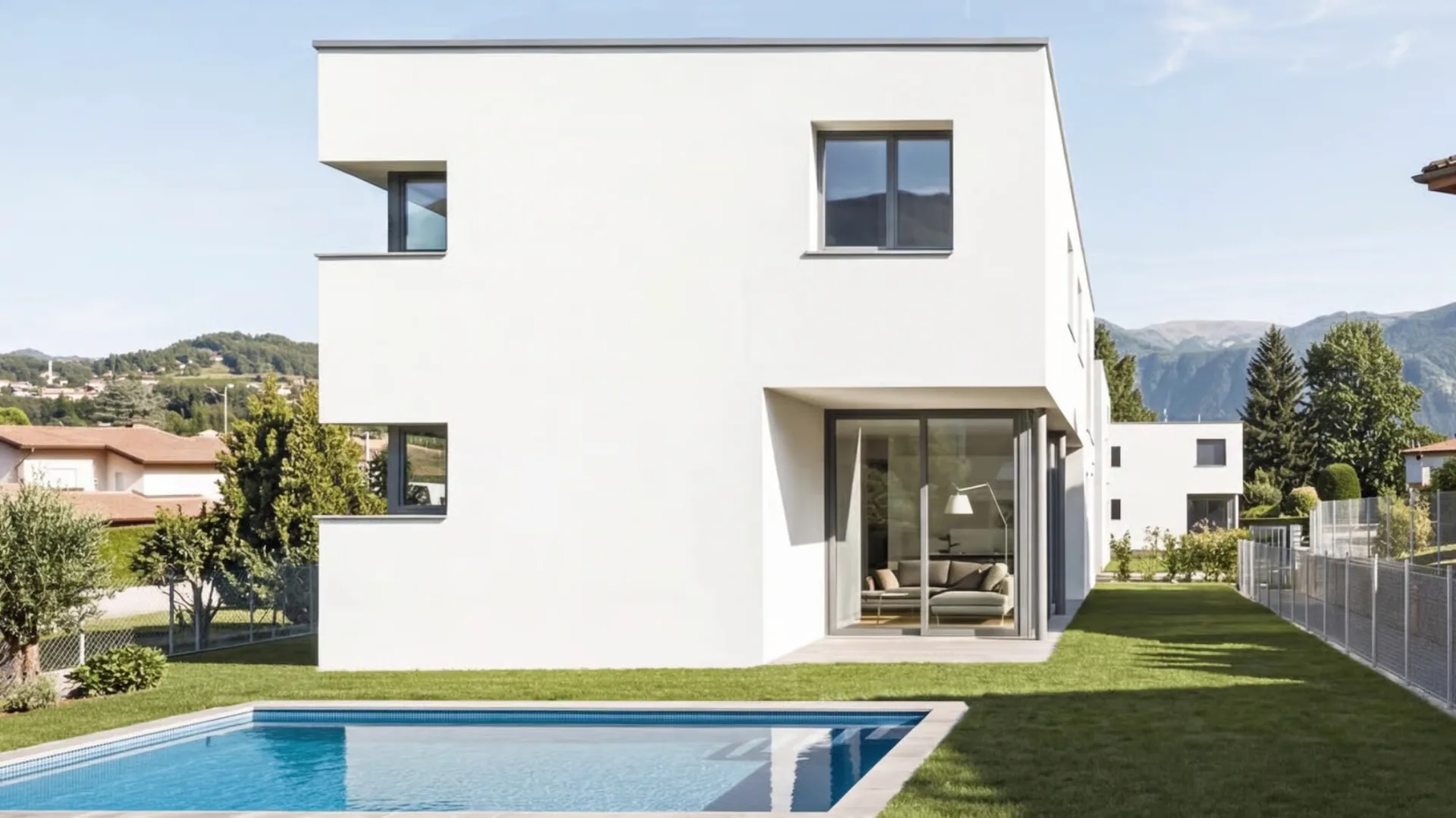 Villa di 4.5 locali con piscina e giardino di nuova costruzione