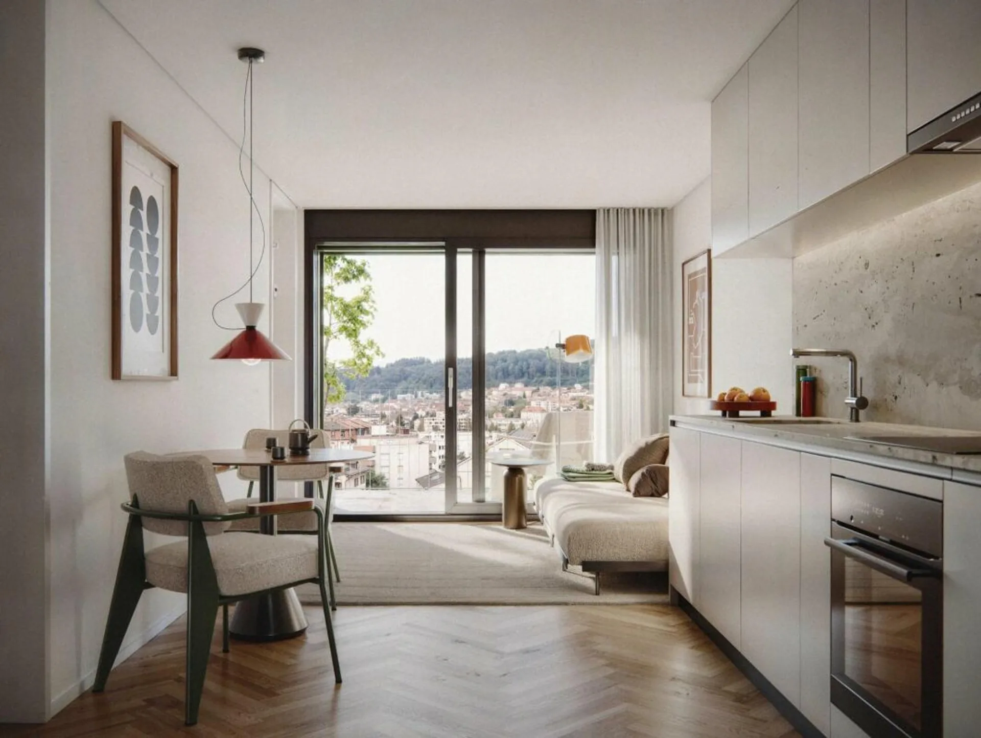 Panorama-Attikawohnung mit traumhafter Aussicht über St. Gallen