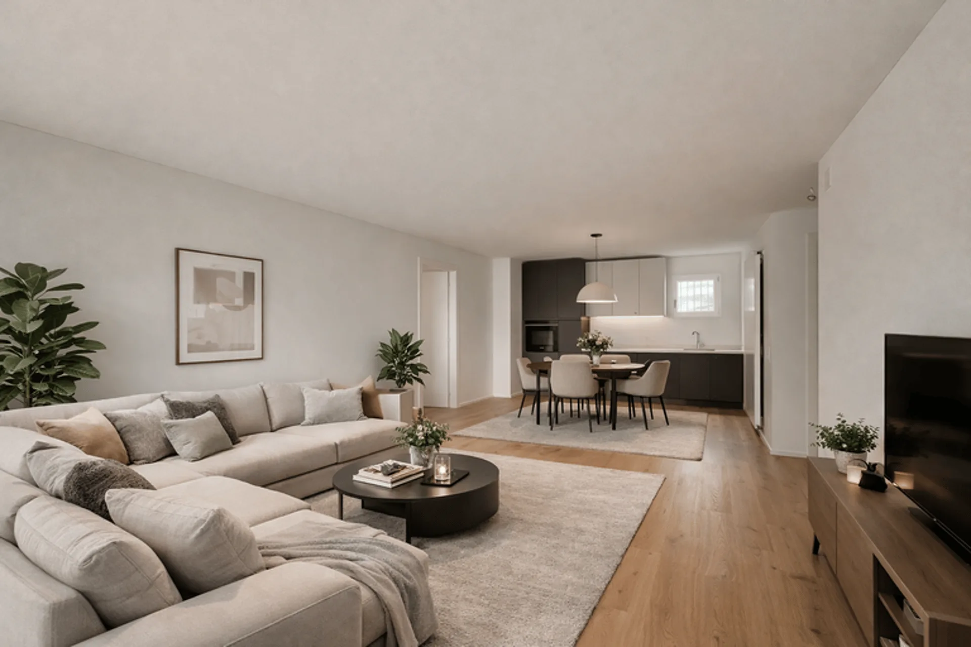 NOVAZZANO - NEUES 3.5 ZIMMER-WOHNUNG MIT GROßER TERRASSE