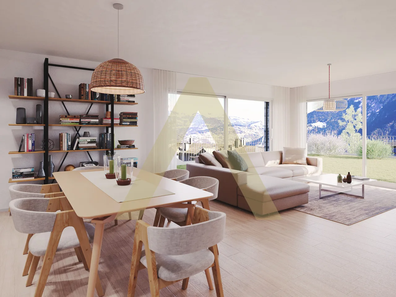 Comme un appartement familiale avec vue imprenable sur la vallée