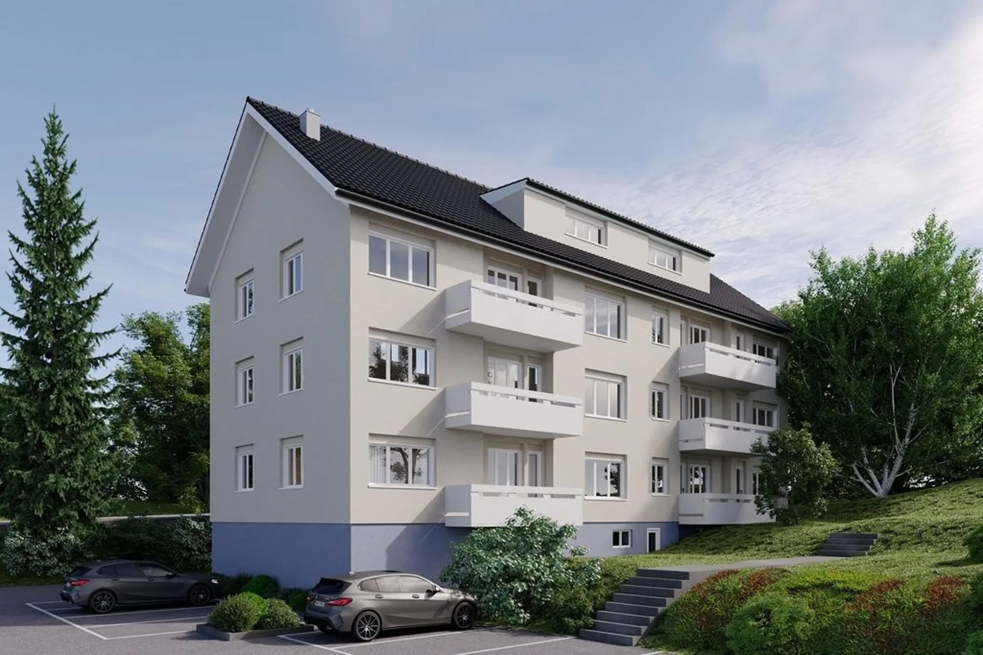 FRESHLY RENOVATED: MODERN APARTMENT WITH BALCONY AND TOP EQUIPMENT