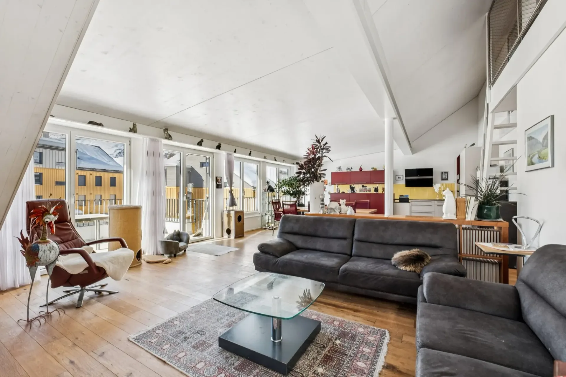 Modernes Wohnen mit Blick in die Bergwelt