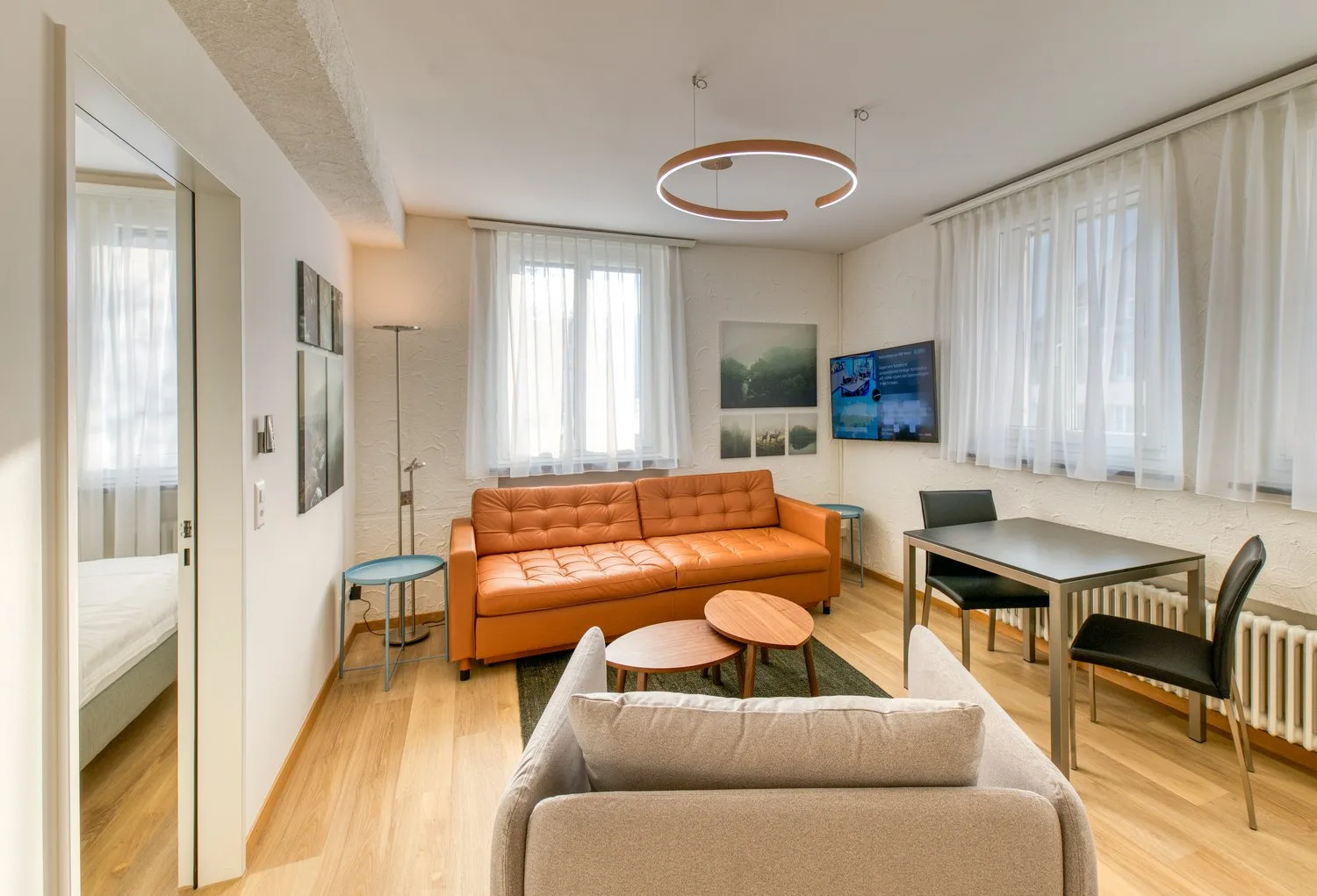 Modernes, möbliertes 2-Zimmer-Apartment in Hergiswil/NW zu vermieten