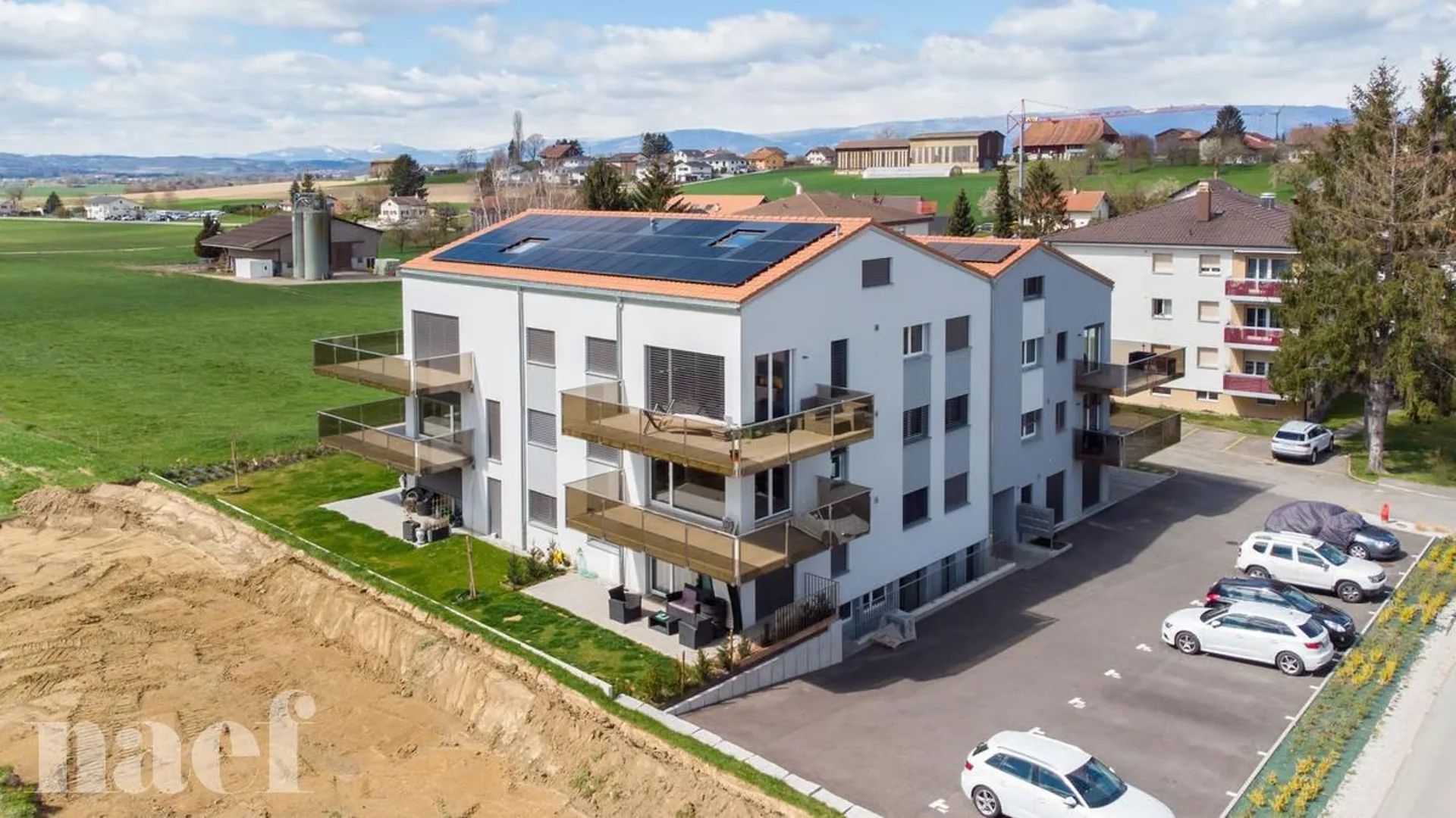 Kaution, 1. Untergeschoss, 61m2, mit Dusche in Dompierre!