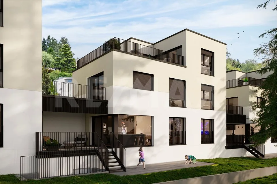 exklusives Minergie-Einfamilienhaus (Haus 4): mit Weitblick, Terrasse und nachhaltiger Bauweise
