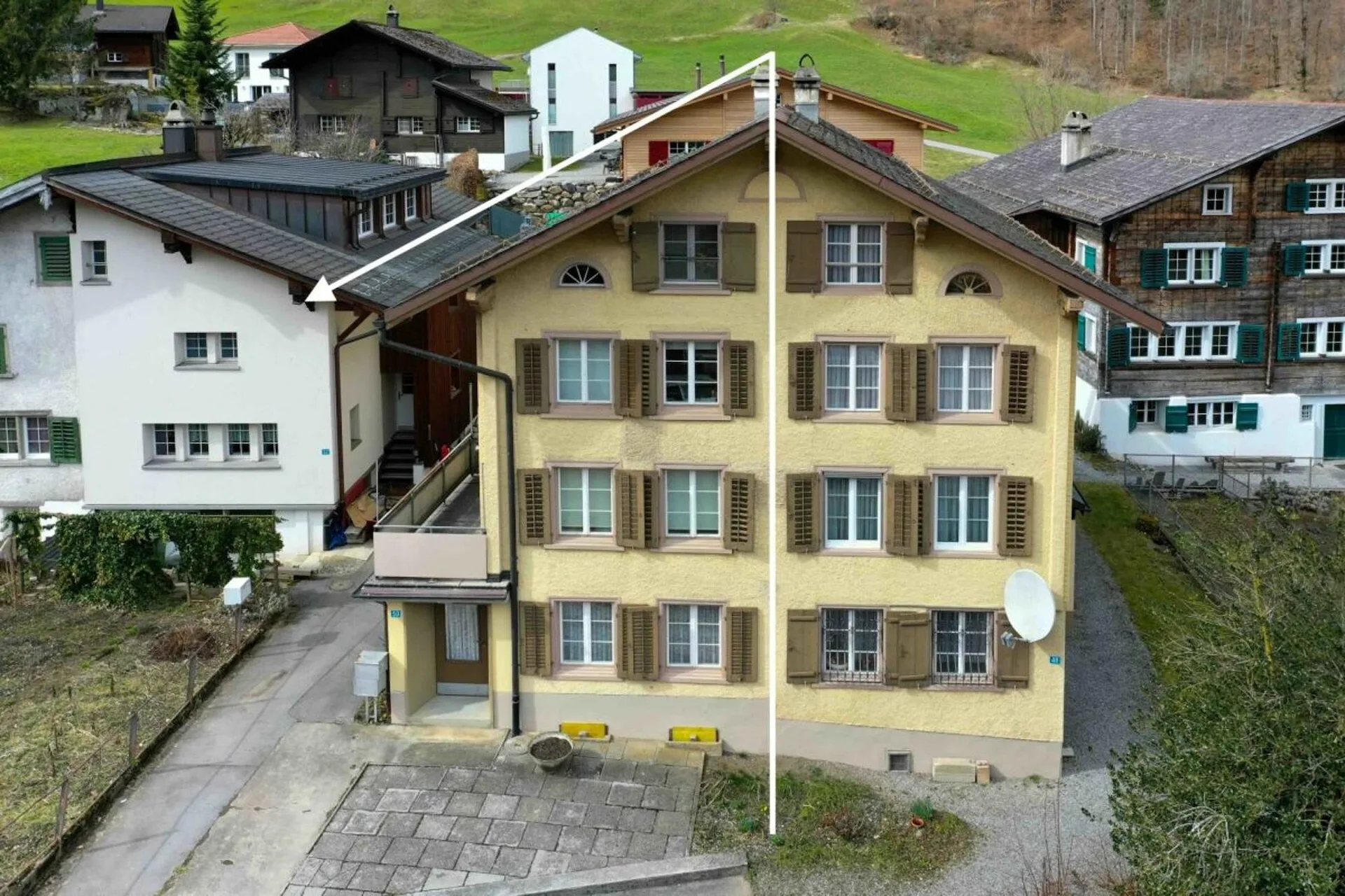 5.5-Zimmer Doppel-Einfamilienhaus in Nidfurn GL