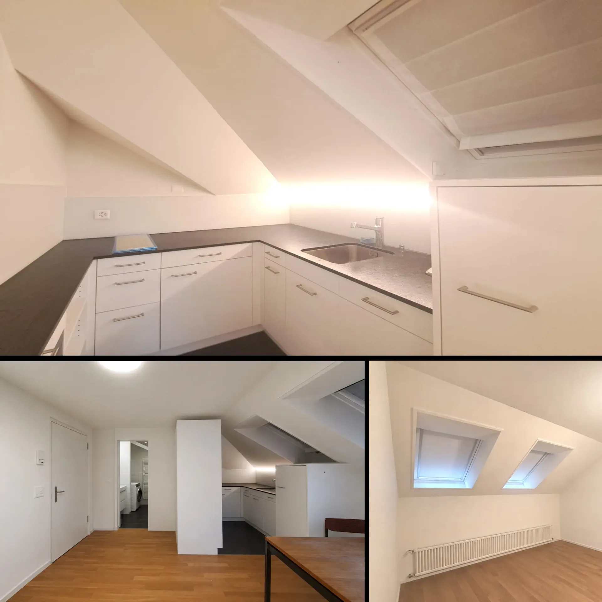 35 m² Charmant appartement en mansarde au cœur de Baden