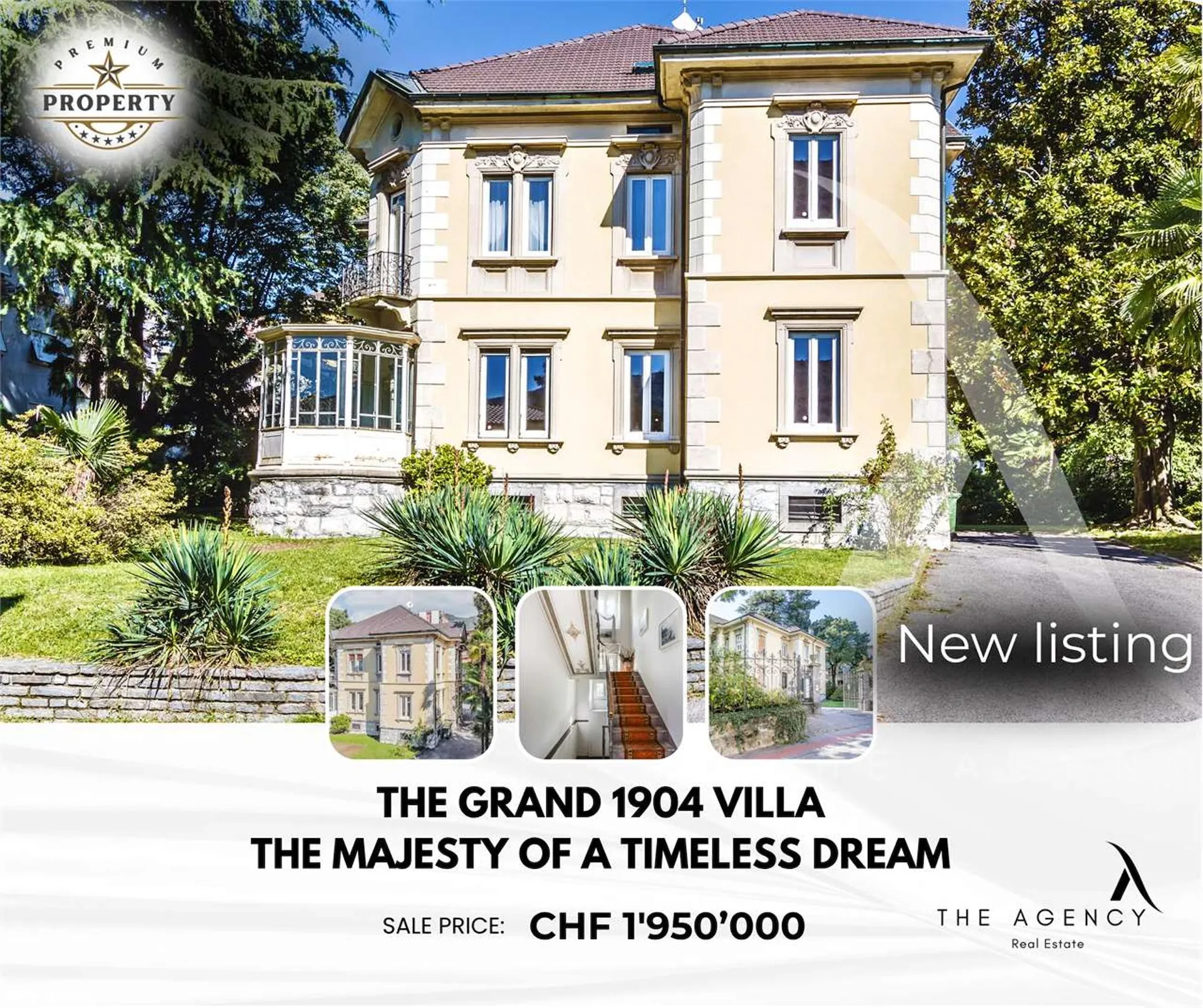 Historische Villa von 1904 in einem bezaubernden Park