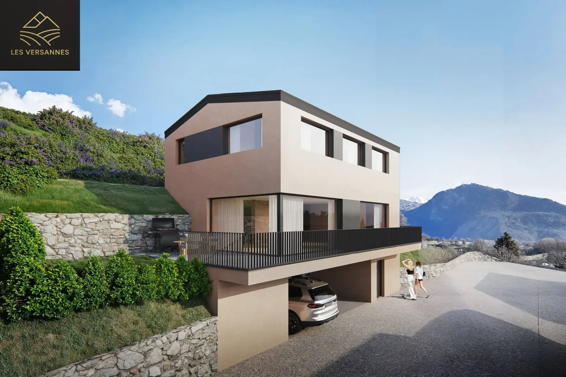 Casa unifamiliare moderna di 4,5/5,5 locali in vendita a Grimisuat