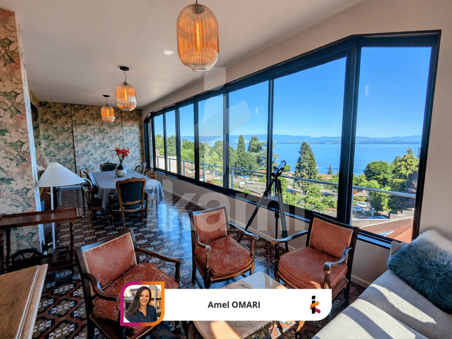 Duplex d'exception avec vue lac, terrasse et véranda