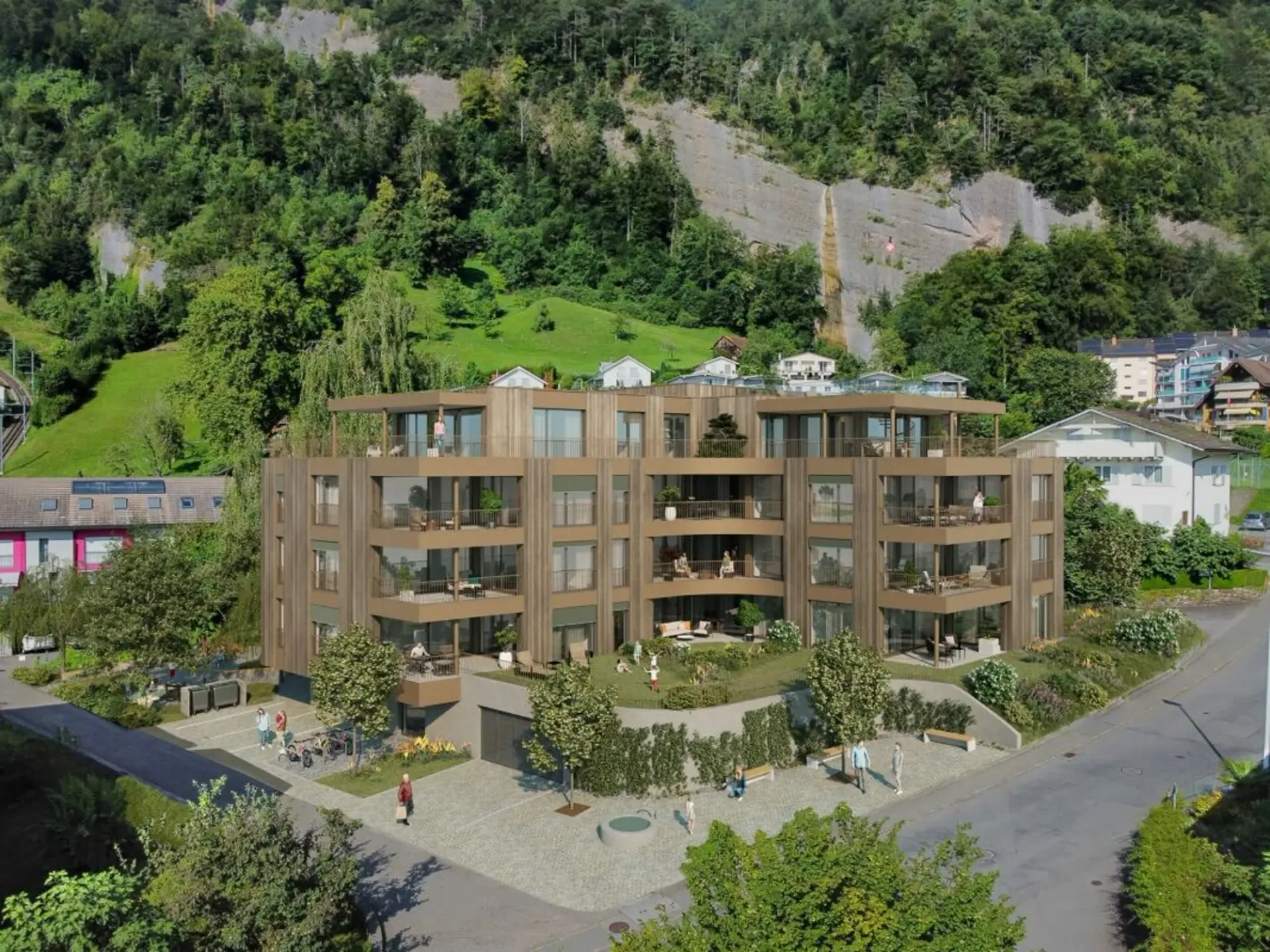 «Felice» Vitznau - 4½-Zimmer-Gartenwohnung mit grosszügigem Aussenbereich