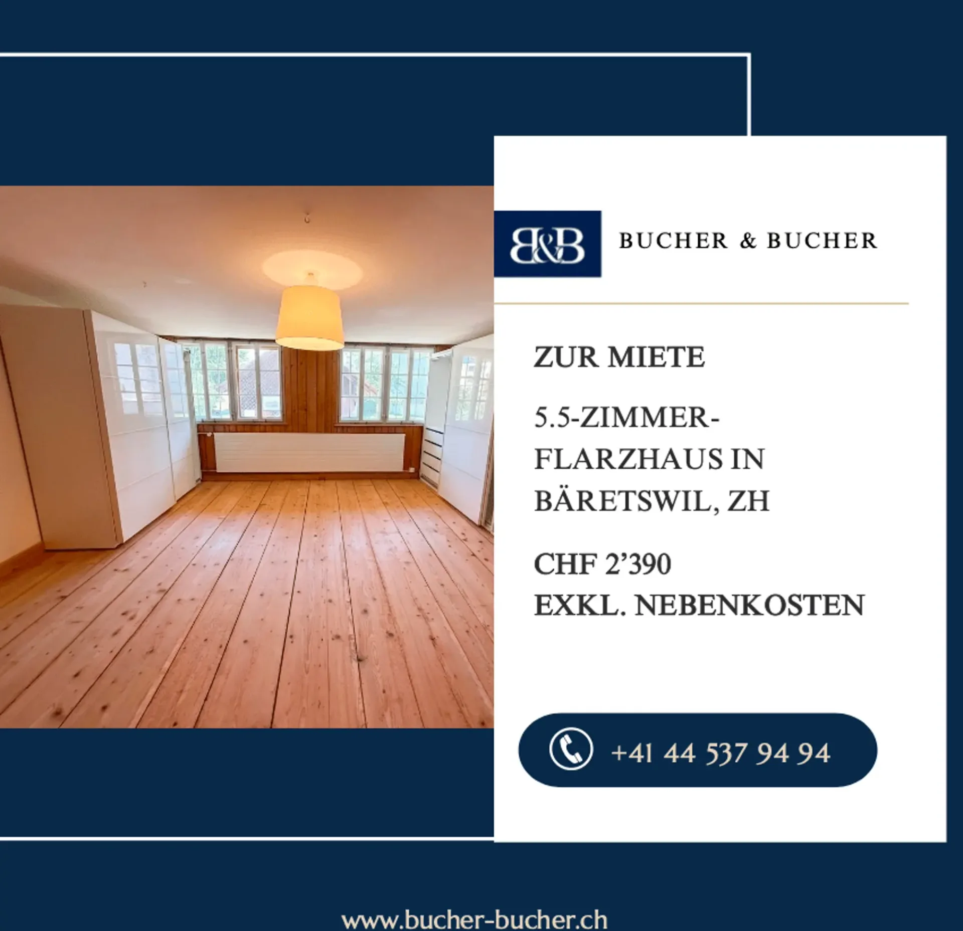 Charming 5.5-room Flarz house in Bäretswil