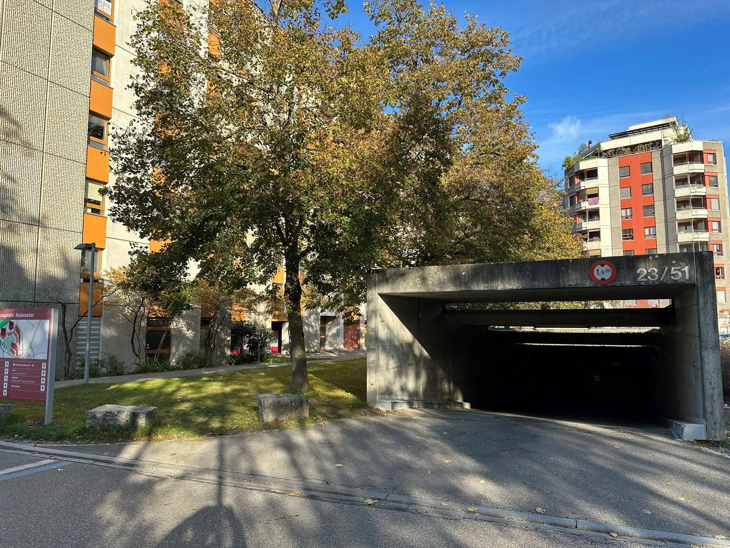 Parking spaces near Westside
