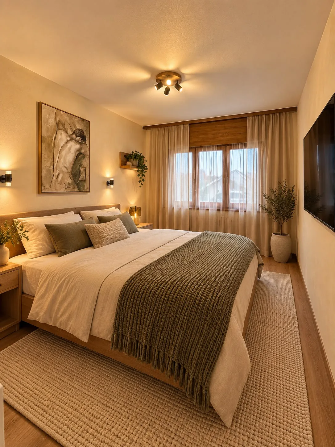 Appartement 4.5 pièces avec vue et charme alpin à Crans-Montana