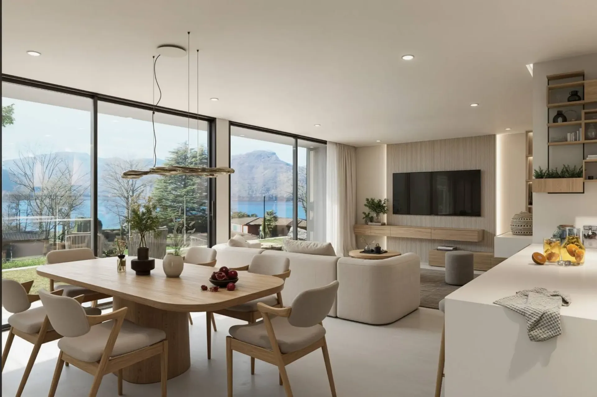 Figino, nuova residenza Casoro vista lago