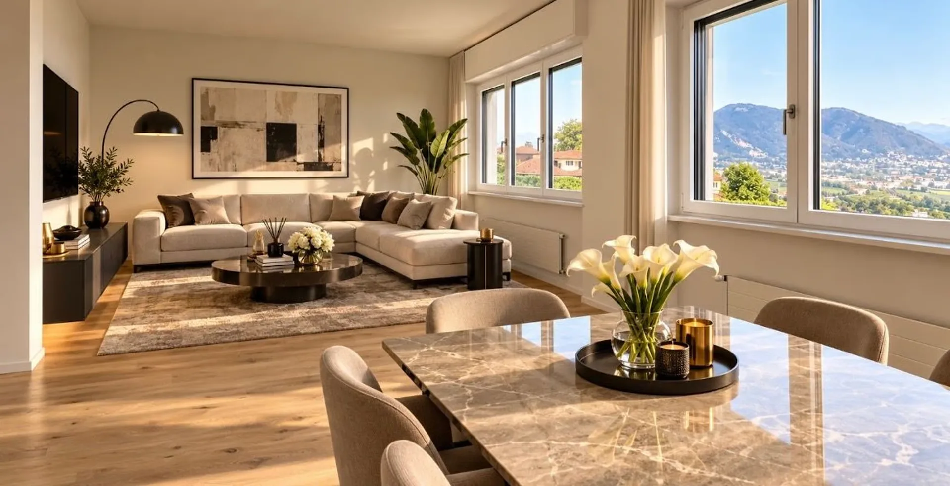 Neue Wohnung mit Terrasse in ruhiger Wohngegend