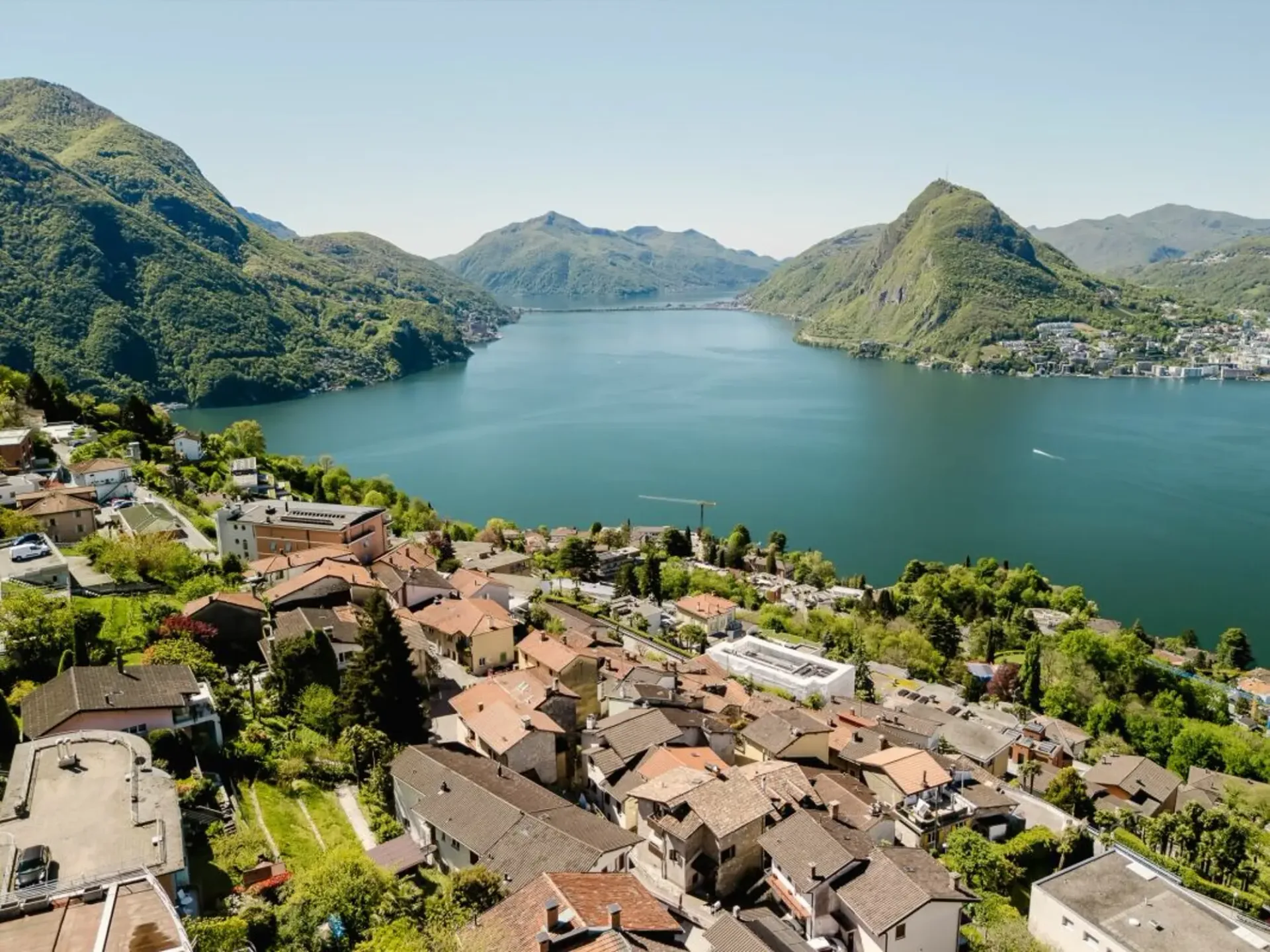 Wunderschöne Wohnung über dem Luganersee