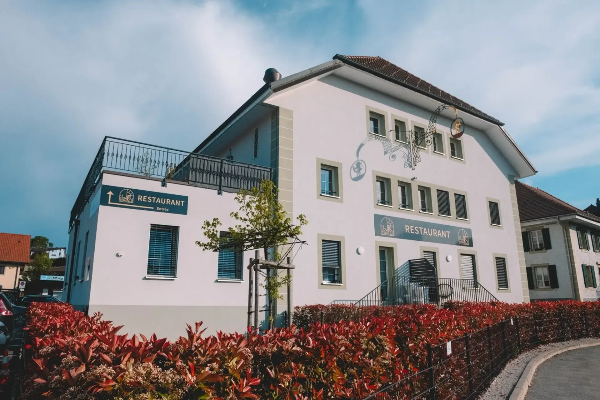 Restaurant im Zentrum von Farvagny