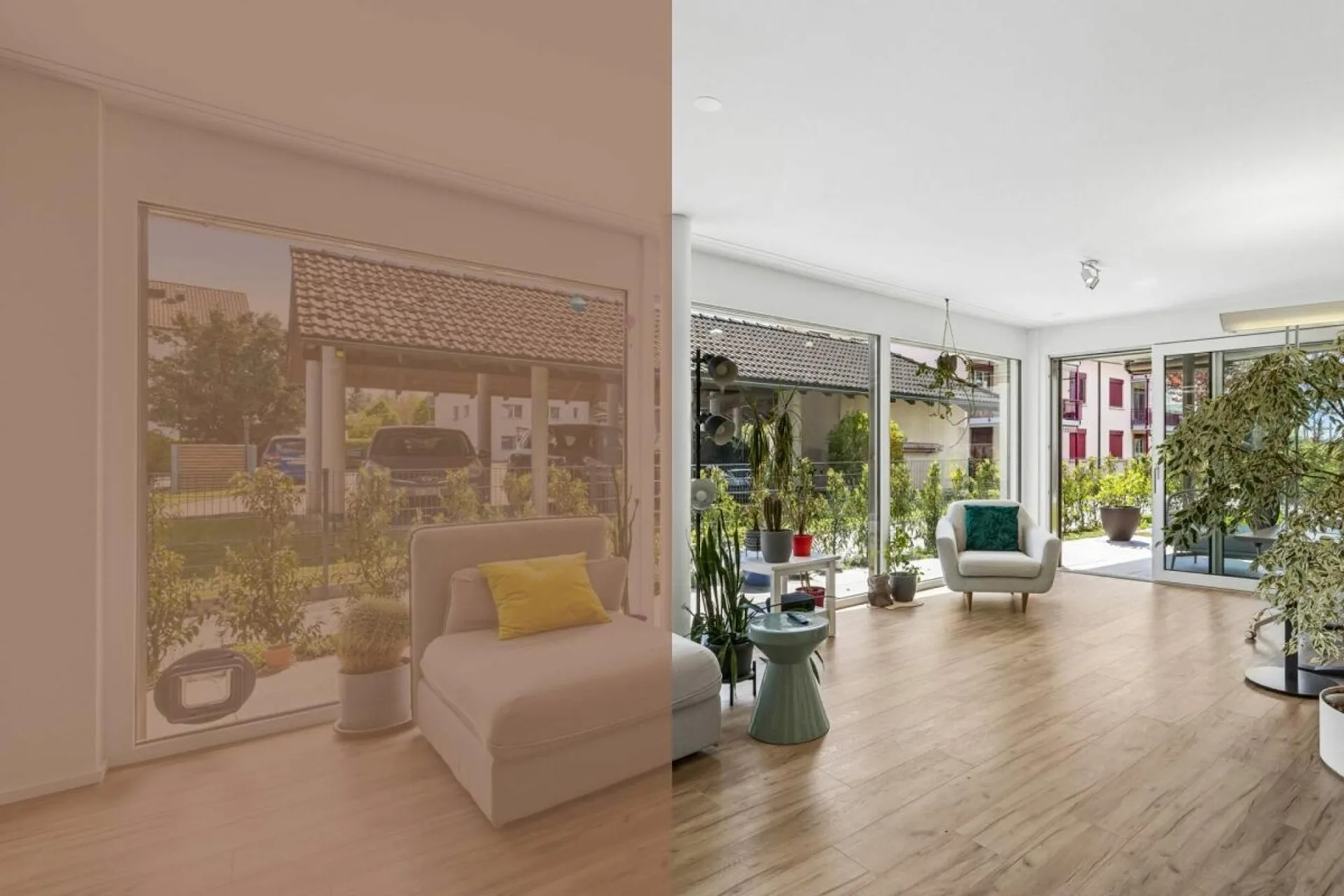 Neuwertige 2.5-Zimmer-Gartenwohnung mit viel Tageslicht