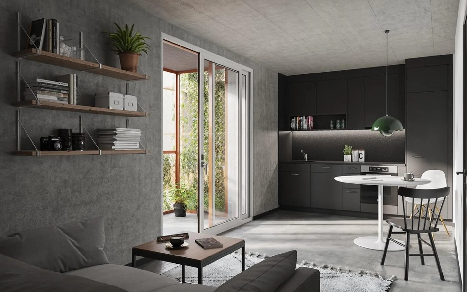 Mietwohnung 1.5 Zimmer in Bellinzona, neu gebaut