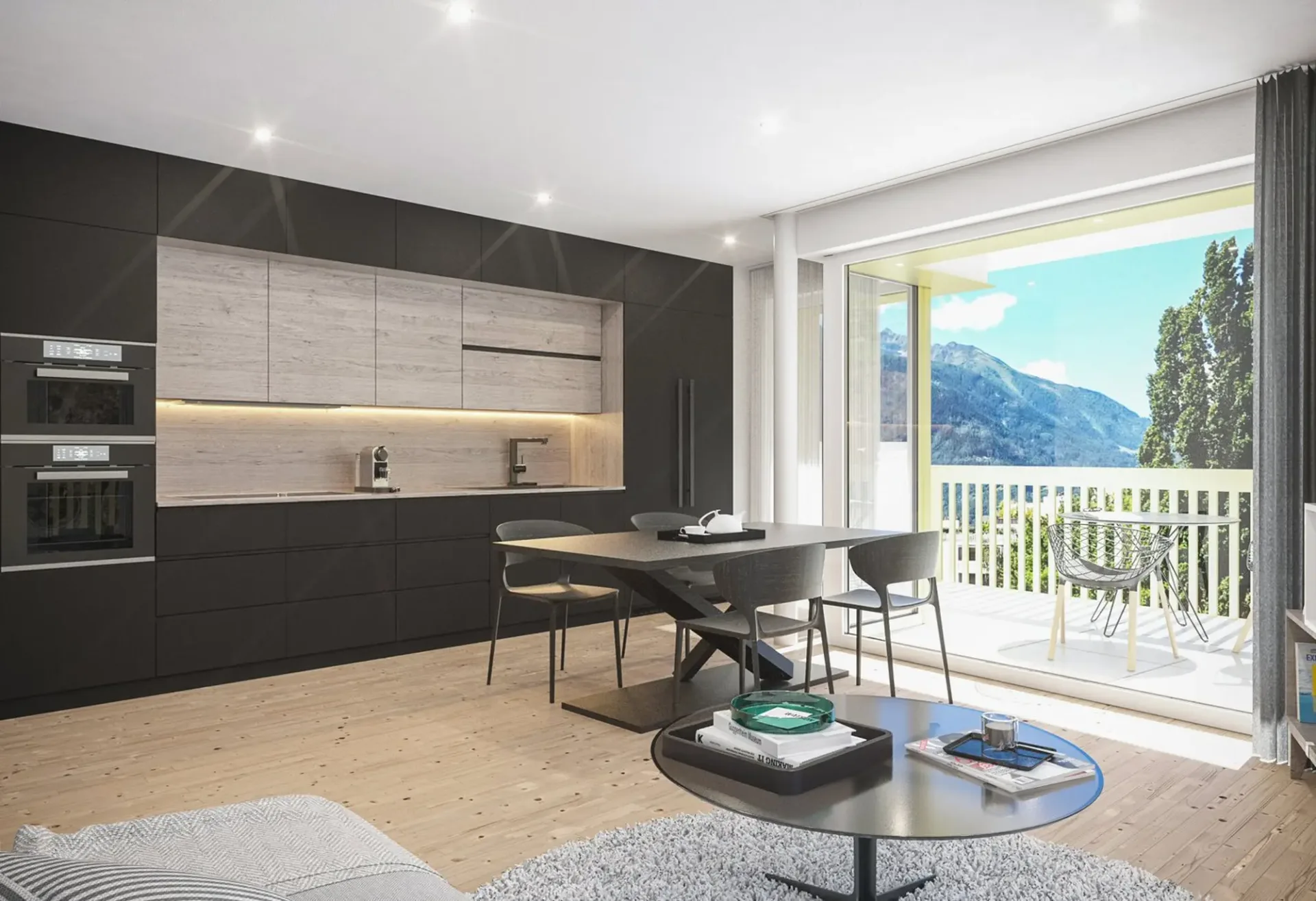 3,5 Zimmer in der Mitte von Martigny in der neuen PPE Le Vieux Pont