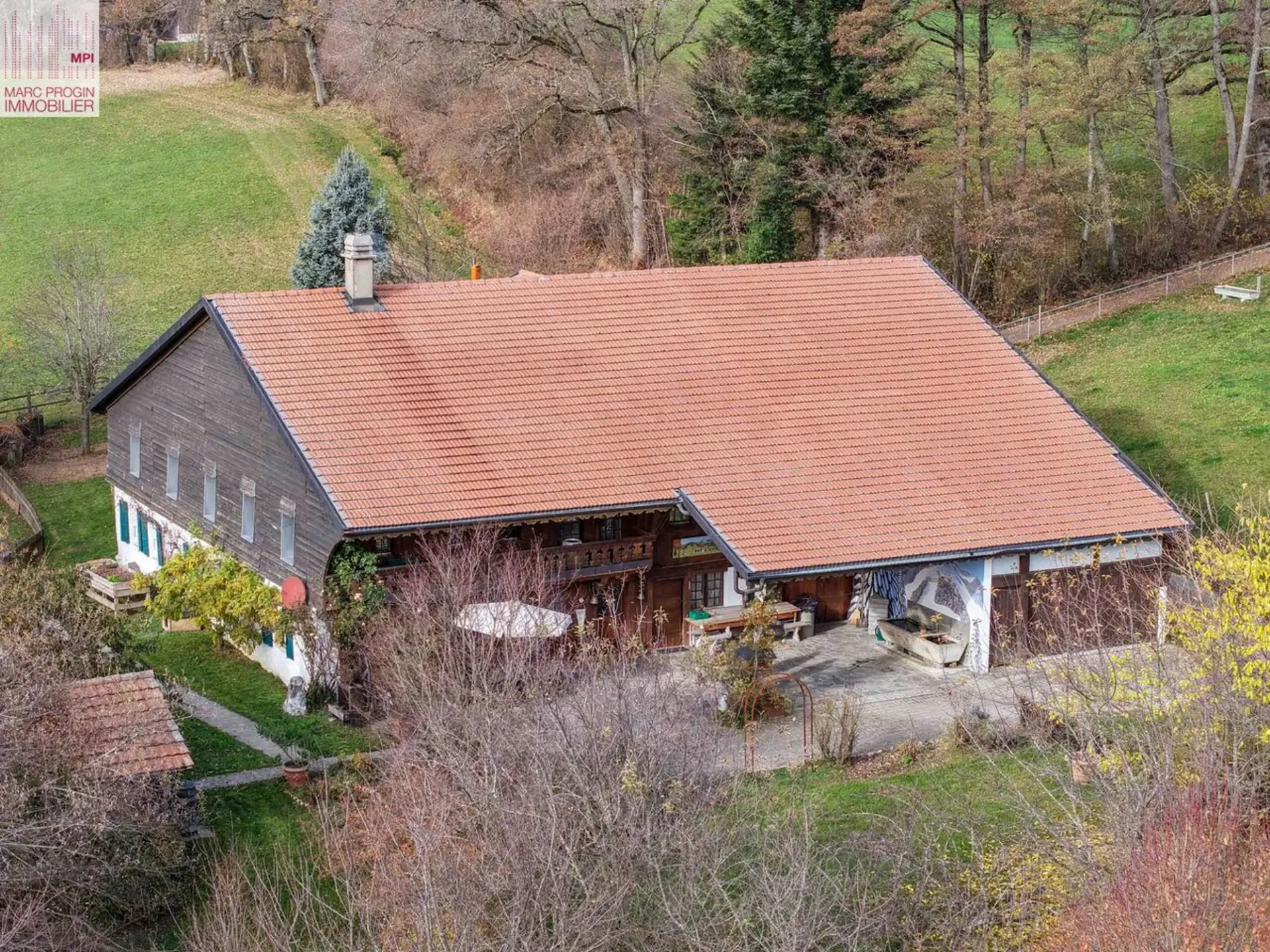 Alte Ausnahme-Ferme in Romanens in der Gruyère