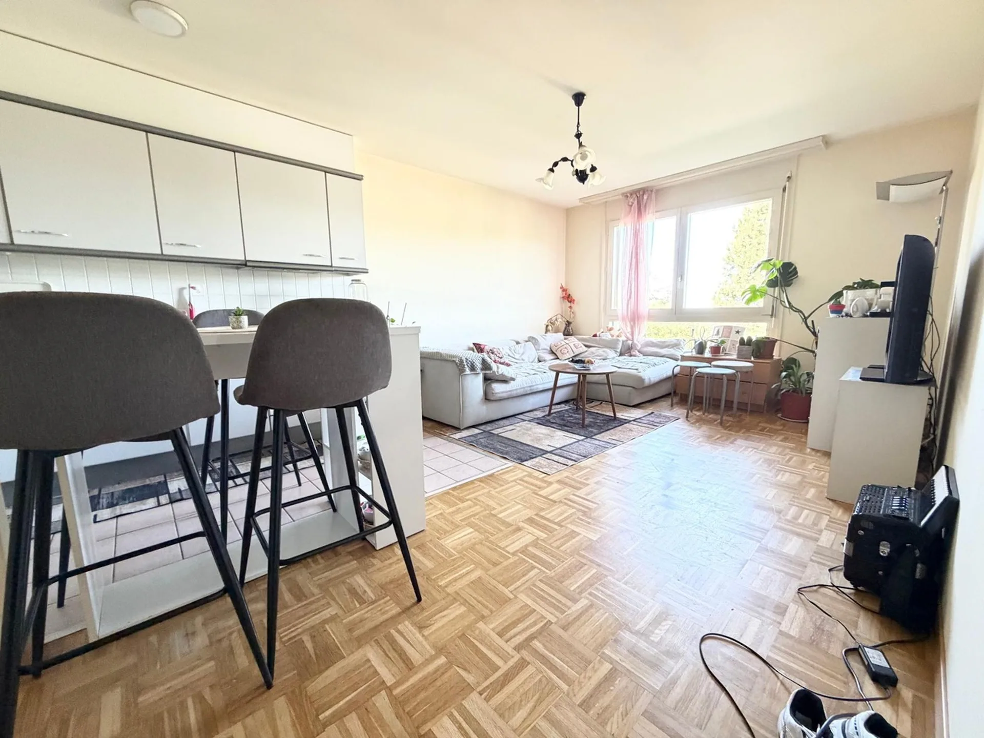 Appartamento di 2,5 locali con 45 m2 e vista libera