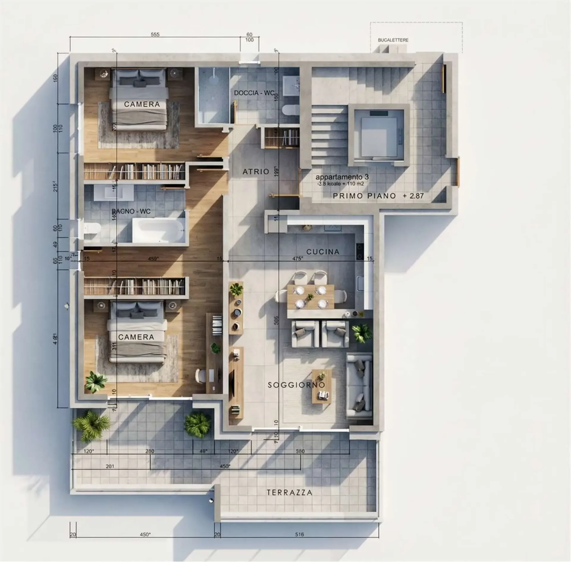 Residenza di pregio a Comano, Vendesi Appartamento 3.5 con giardino